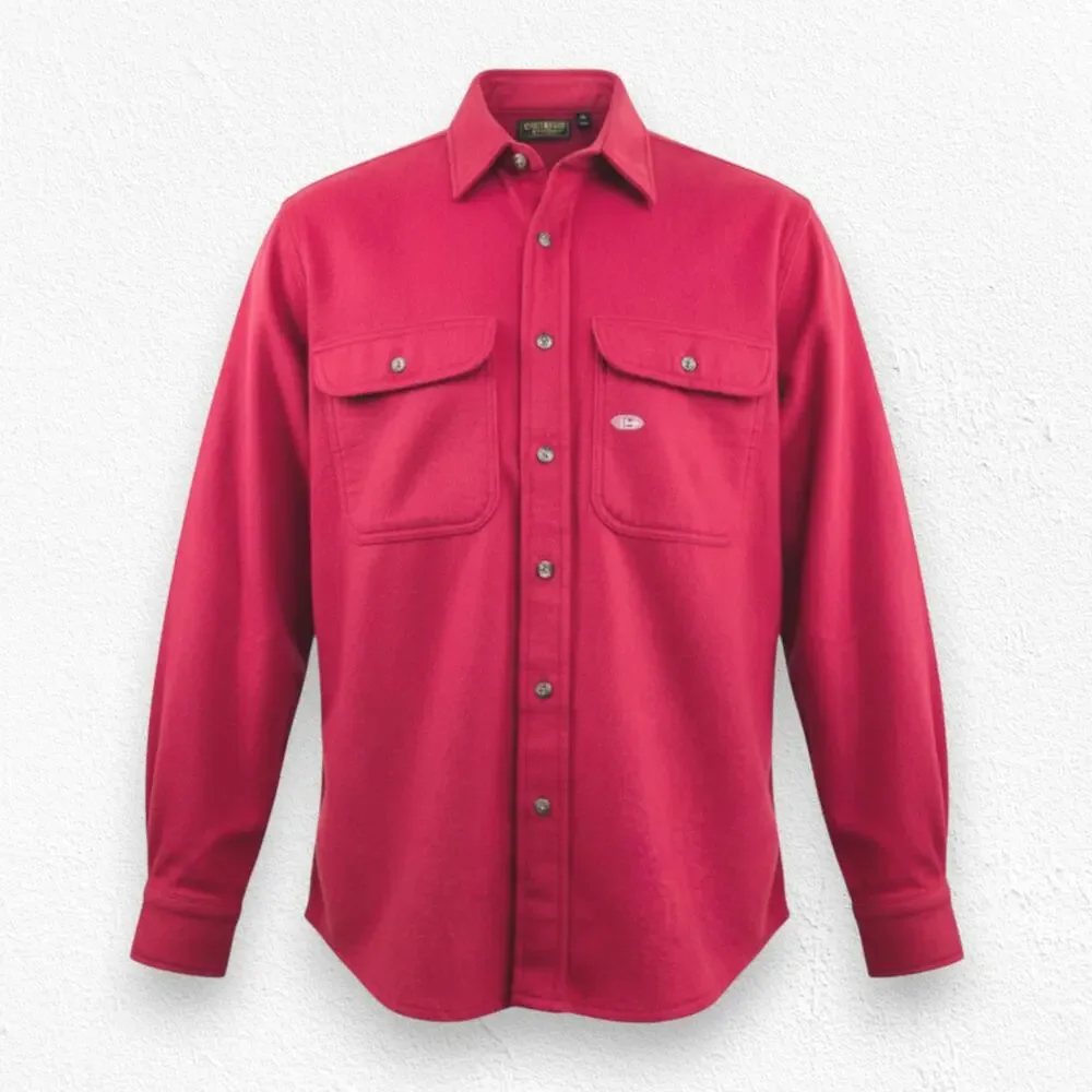 Vintage 90s OshKosh B’gosh Red Heritage Workwear Shirt USA Made Size Medium NWOT